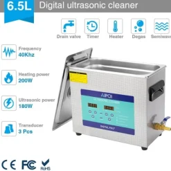 Ultraljudstvätt-AIPOI Ultrasonisk Rengörare, 2L Kapacitet, 35W Effekt,EU, 6,5 L