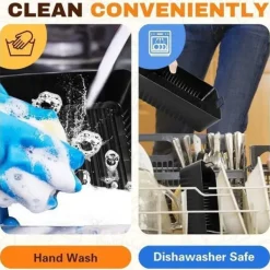 Fritöser-Air Fryer Form, 3 ST Air Fryer Tillbehör för Ninja Air Fryer 10,4L AF500EU, Silikon Air Fryer Form för Ninja Foodi Flex 10,4 L