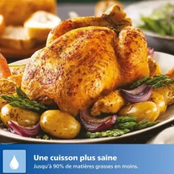 Philips Airfryer XXL serie 5000, kontroll via app, 1,4 kg, vit (HD9285/00)