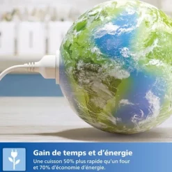 Philips Airfryer XXL serie 5000, kontroll via app, 1,4 kg, vit (HD9285/00)