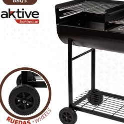 Aktive Grill 97x42x96 Cm Svart