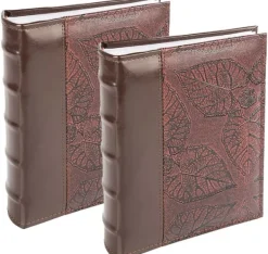 Förvaring Av Fotografier-Album B 10x15/200M Blad, röd 2st