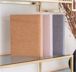 Förvaring Av Fotografier-Album B 10x15/200M Canvas, rosa