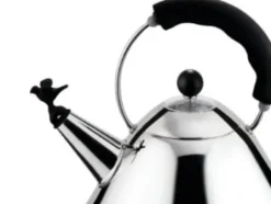 Alessi 9093 B, 2 l, Rostfritt stål, Svart, Rostfritt stål, Polyamid, Induktion