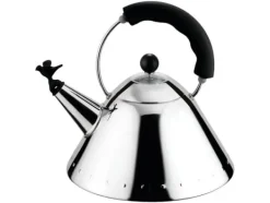 Alessi 9093 B, 2 l, Rostfritt stål, Svart, Rostfritt stål, Polyamid, Induktion