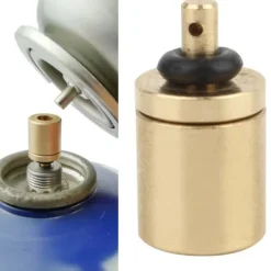 Alomejor - Alomejors3k76ngf5x - Gasladdningsadapter för gaskök med anslutning för 1LB tankar