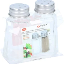 Salt- & Pepparströare-Alpina - Salt and pepper shakers in glass 2 pcs.