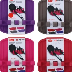 Alpina - Spoon holder / kitchen utensil holder 2 psc (red)