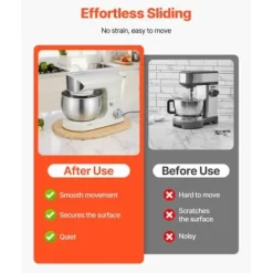 Apparatglidare, Oval 39,9x28,2x2,3 cm, Naturligt trä