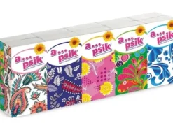 Pappersnäsdukar-apsik A...psik sanitetsservetter 10x9st.