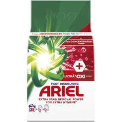 Procter & Gamble Ariel Snabblöslig Ultra Oxi Effect Tvättmedel 38 tvättar 2090 g