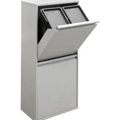 Källsorteringskärl-ARREGUI Basic CR402-B Återvinningsbehållare Kök 3 Fack 11 11 23 L 45 L Sopsorteringskärl 3 Förvaringar Möbel