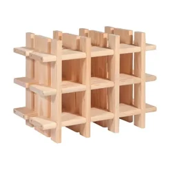 Vinflaskhållare-Astigarraga Flaskhylla 9 Flaskor Evolutivo Rioja Brun