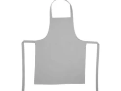 Atmosphera Köksförkläde i bomull för dam, 60 x 80 cm, ljusgrå