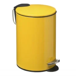 Atmosphéra 3 liters pedalbehållare i metall - Gul