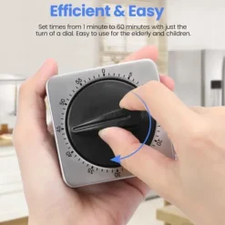 Äggklockor-Auledio kökstimer, kockens matlagning timer klocka med högt larm, inga batterier krävs