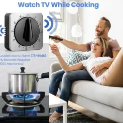 Äggklockor-Auledio kökstimer, kockens matlagning timer klocka med högt larm, inga batterier krävs