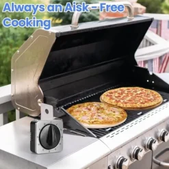 Auledio Mekanisk kökstimer – Äggklocka utan batteri, 100% mekanisk, rostfri, visuell timer med magnet