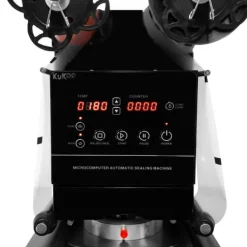 Dryckesautomater-Automatisk Boba Koppförslutningsmaskin 500W & Bubble Tea Shaker GRATIS Filmbox 500-650 Koppar per Timme Plast Papper 90/95 mm Diameter Rostfritt stål | CDON