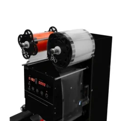 Dryckesautomater-Automatisk Boba Koppförslutningsmaskin 500W & Bubble Tea Shaker GRATIS Filmbox 500-650 Koppar per Timme Plast Papper 90/95 mm Diameter Rostfritt stål | CDON