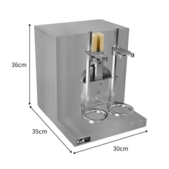 Automatisk Bubble Tea-shaker & 2 700 ml Shakermuggar Rostfritt Stål 350 ml - 1000 ml Timer 6 - 120 Sekunder Dryckblandare Bubble Boba Milk Cocktail