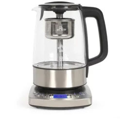 Automatisk vattenkokare - LIVOO - DOD209 - 2200 W - 1,7 L - 3 förinställda brygglägen - Glas / Rostfritt stål