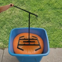 Tillbehör Till Avfallspressar-Avfallskomprimator - Manuell soptunnspress - Höjdjusterbar - Stål - För hem, trädgård och restaurang - Svart