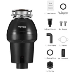 Avfallskvarnar-Avfallskvarn, 21x21x39 cm, matavfallskvarn