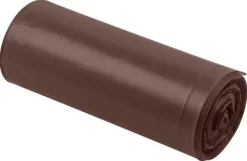 Soppåsar-Avfallspåsar 200 L, bruna, 40 mik, 10 st.