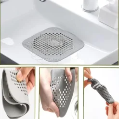 Durkslag & Silar-Avloppssil - 2-pack - Silikon - För Diskho & Duscha