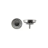 Avtagbar korg Inox diameter 80 mm, 18 hål