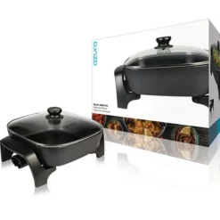 Elektriska Stekpannor & Wokar-Azura AZ-SP30 Elektrisk Stekpanna 1800W 30 cm