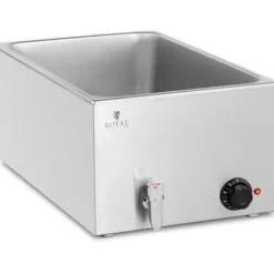 Dryckvärmare-Bain-marie elvärmare med kran för GN 1/1 600 W behållare