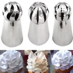 Bakform - Blomma - 3 stycken - Tårtdekoration - Kök - Grädde