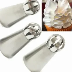 Bakform - Blomma - 3 stycken - Tårtdekoration - Kök - Grädde