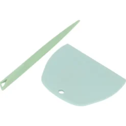 Bakning Frigöringskniv Plast degskrapa Kaka Bakverktyg för att göra bröd pizzakaka grön