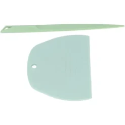 Bakning Frigöringskniv Plast degskrapa Kaka Bakverktyg för att göra bröd pizzakaka grön