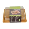 Bamboo cheese board with lid