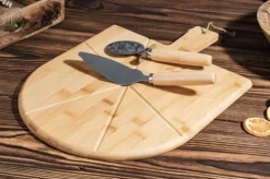 Bambu PIZZA SKÄRNING OCH SERVERINGSSET