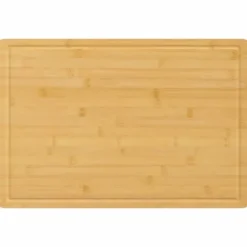 Bambu skärbräda 40x60 cm med saftskåra - Köksredskap | Färg: Natur | Storlek: 40x60x1,5 cm
