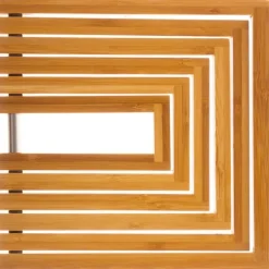 Karottunderlägg-BAMBU VIKPLATTA, lätt, 19x34cm