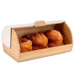 Bambus brödkorg E-6078 - Modern design i beige