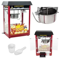 Popcornmaskiner-Bar popcornmaskin med svart tak