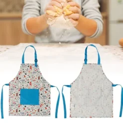 Barn Barn Matlagning Bakning Målning Förkläde Kockar Kök Hem