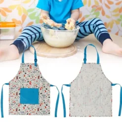 Barn Barn Matlagning Bakning Målning Förkläde Kockar Kök Hem