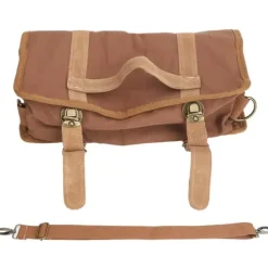 Verktygsset För Drinkar-Bartender Tool Bag Bar Kit Väska Vattentät Canvas Flera fack Bärbar Bartender Roll Up Bag med axelrem Kaffe