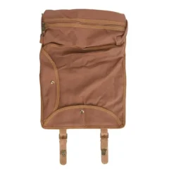 Verktygsset För Drinkar-Bartender Tool Bag Bar Kit Väska Vattentät Canvas Flera fack Bärbar Bartender Roll Up Bag med axelrem Kaffe