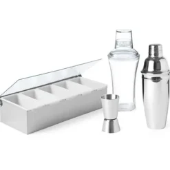 Verktygsset För Drinkar-Bartenderbehållare för dryckstillsatser, 5 stålinsatser - Hendi 552100