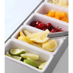 Verktygsset För Drinkar-Bartenderbehållare för dryckstillsatser, 5 stålinsatser - Hendi 552100