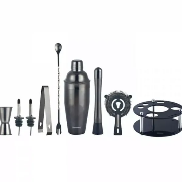 Bartenderset 9 delar Shaker KLAUSBERG KB-7581 grafit